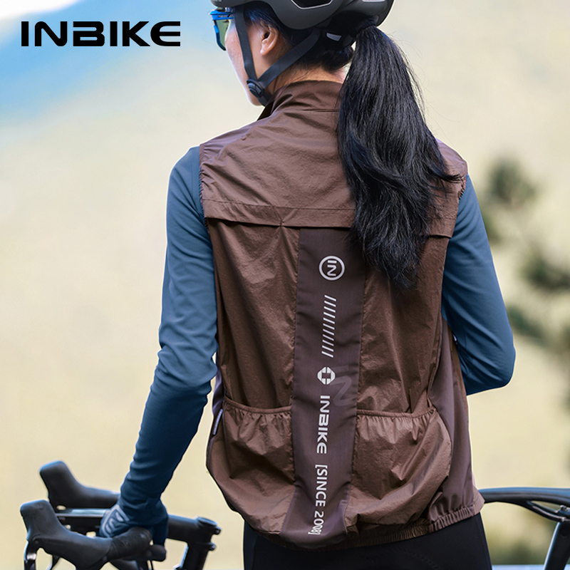Cycling Rain Jacket Commute - INBIKE-سترة عاكسة للدراجات للنساء ، سترة