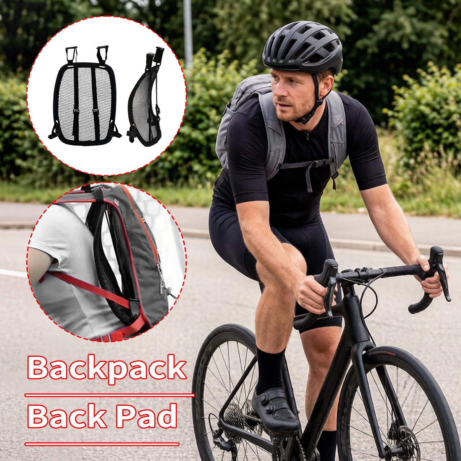 Cycling Commute Backpack - إطار فاصل للحقيبة قابل للتعديل ومسامي،