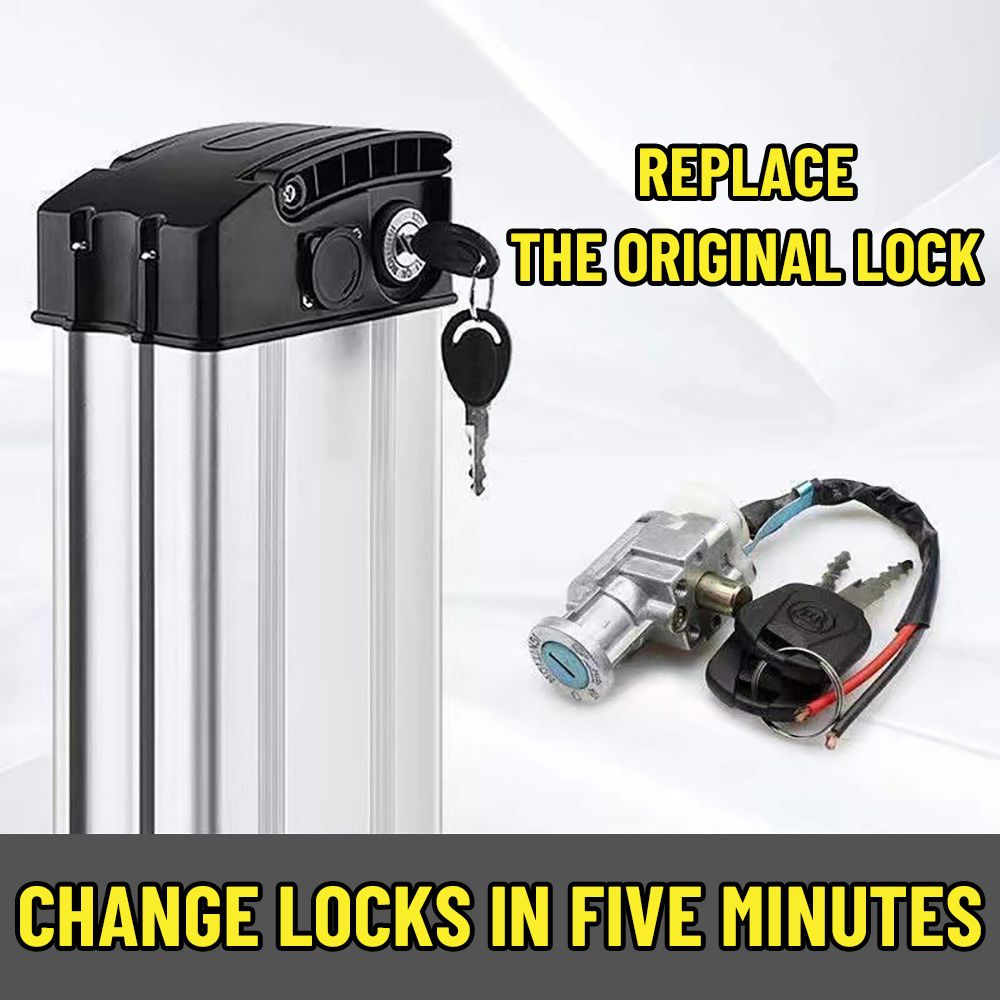 Commuter Bike Lock - E-الدراجة قفل البطارية مع 2 مفاتيح