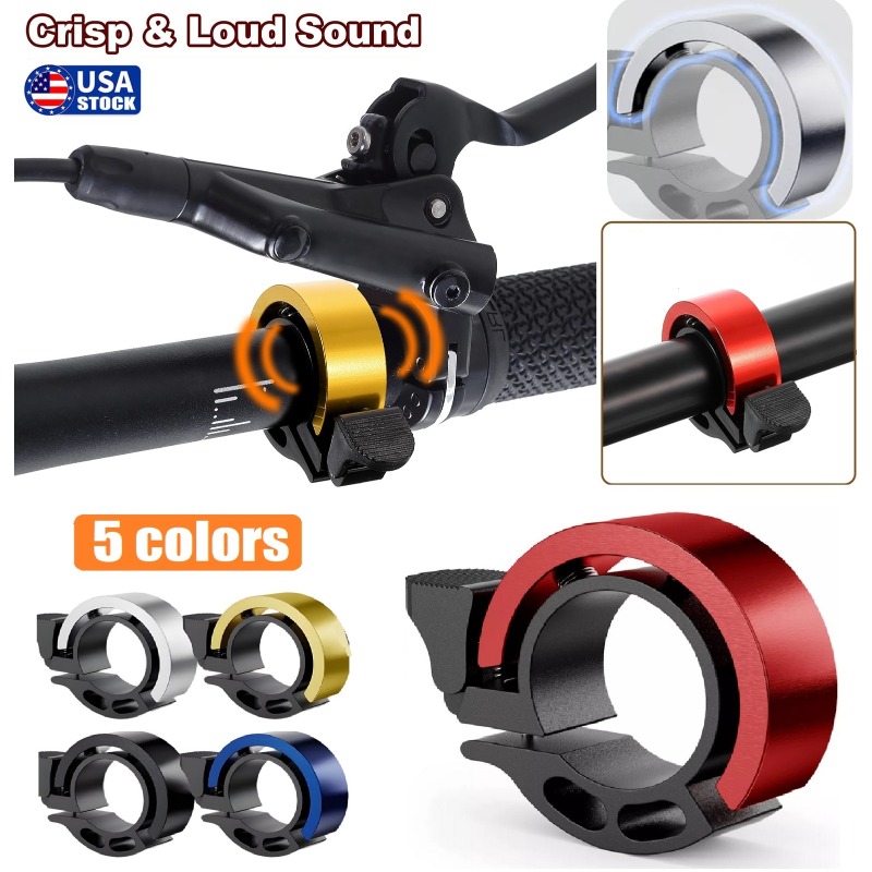 Bell Handlebar Ring - جرس دراجة هوائية من سبيكة معدنية،