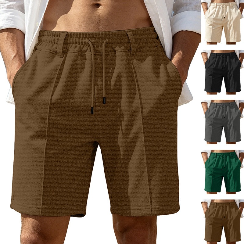 Cycling Shorts For Commute - شورت رياضي رجالي بلون موحد وتصميم