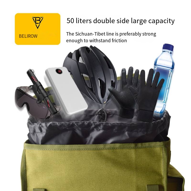 سعة كبيرة الدراجة الخلفية حقيب - مراجعة Panniers Waterproof Rear وسعره