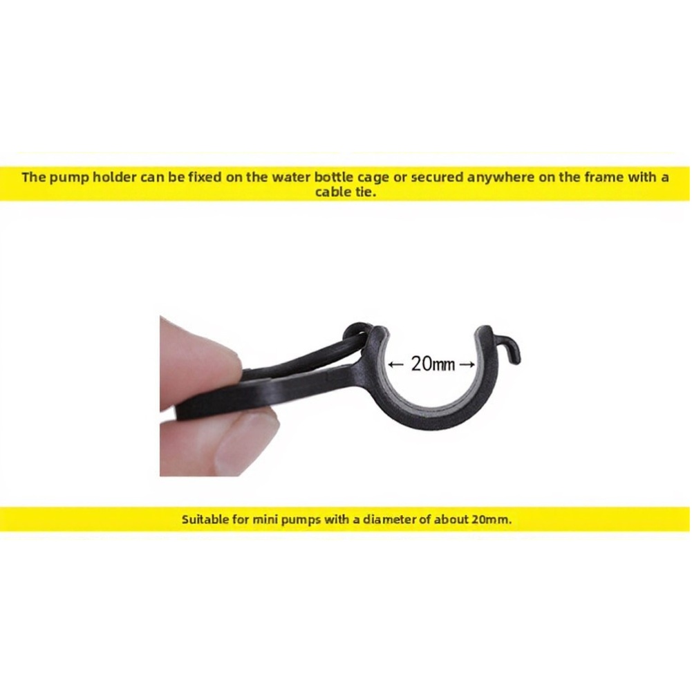 مجموعة حامل مضخة الهواء (قطعتا - مراجعة Bike Pump Frame Mount وسعره