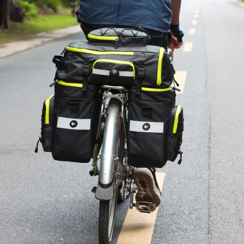 60L 3 في 1 الطريق الجبلية دراج - مراجعة Panniers Waterproof Rear وسعره