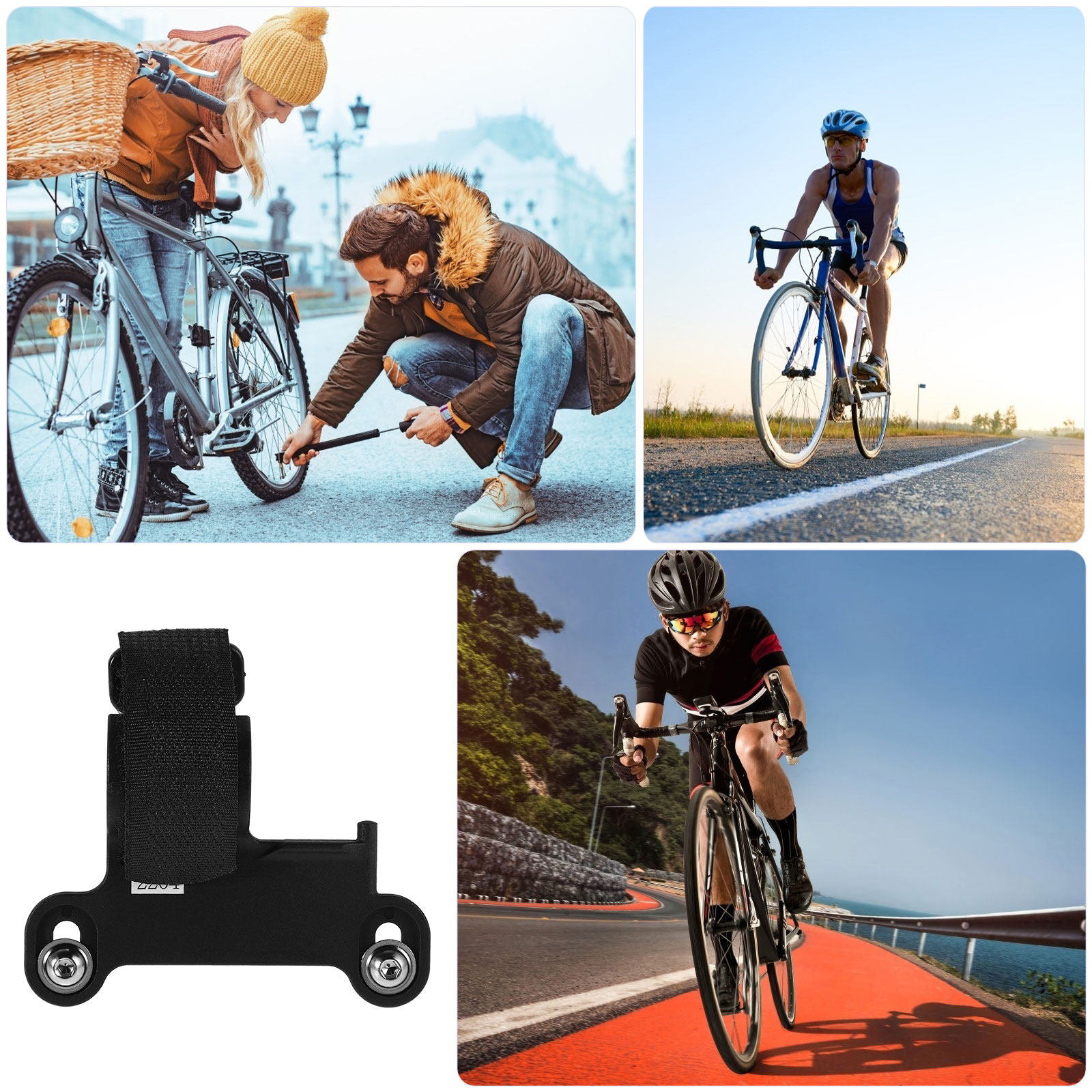 حامل مضخة الدراجة المدمج مع حز - مراجعة Bike Pump Frame Mount وسعره