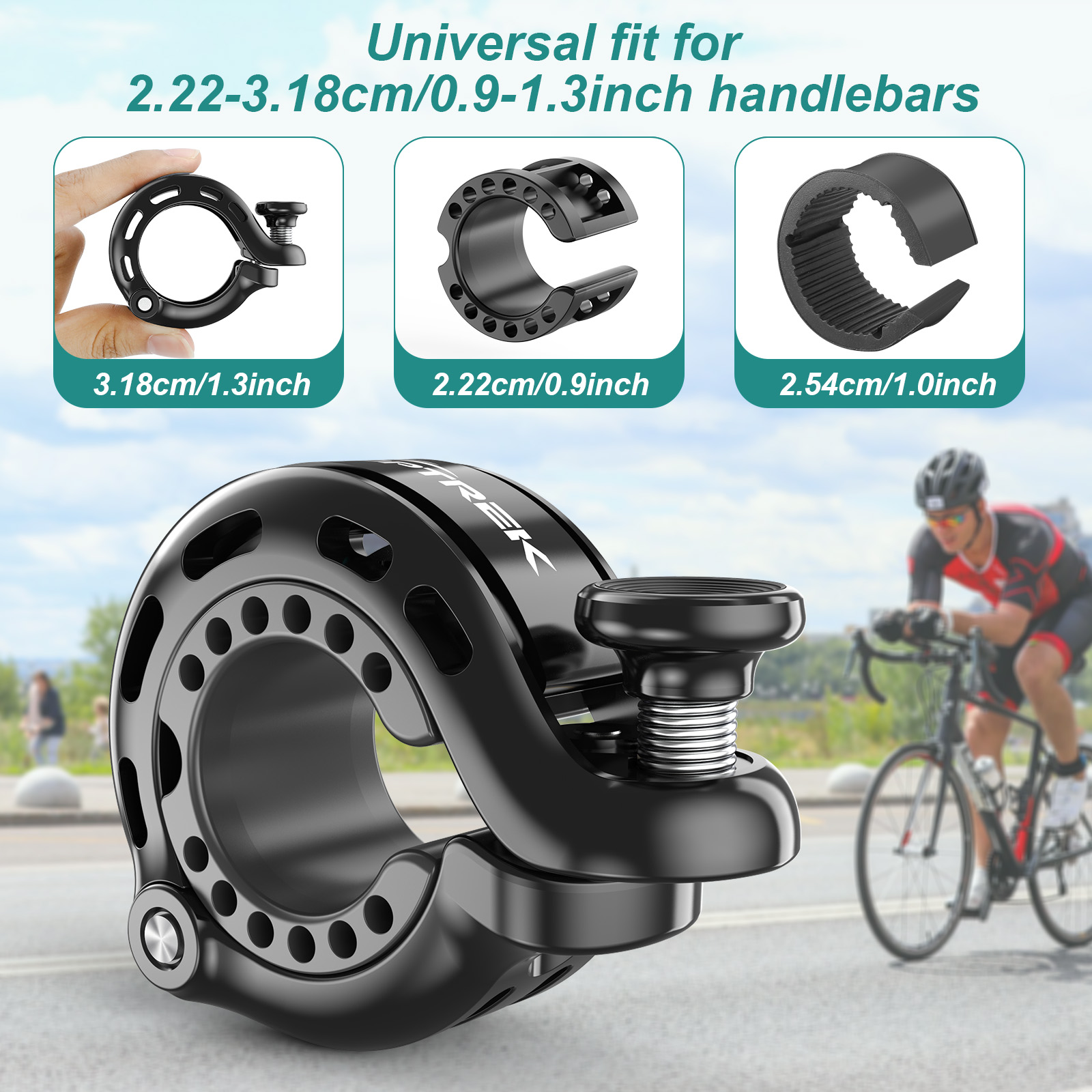 جرس دراجة هوائية من الفولاذ ال - مراجعة Bell Handlebar Ring وسعره