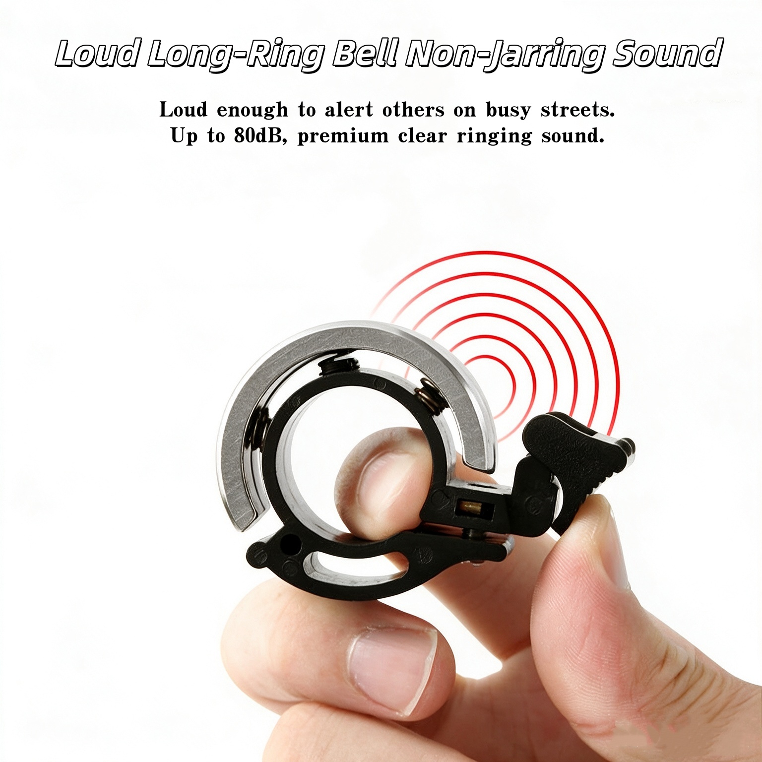 جرس دراجة من السبائك بصوت عالٍ - مراجعة Bell Handlebar Ring وسعره