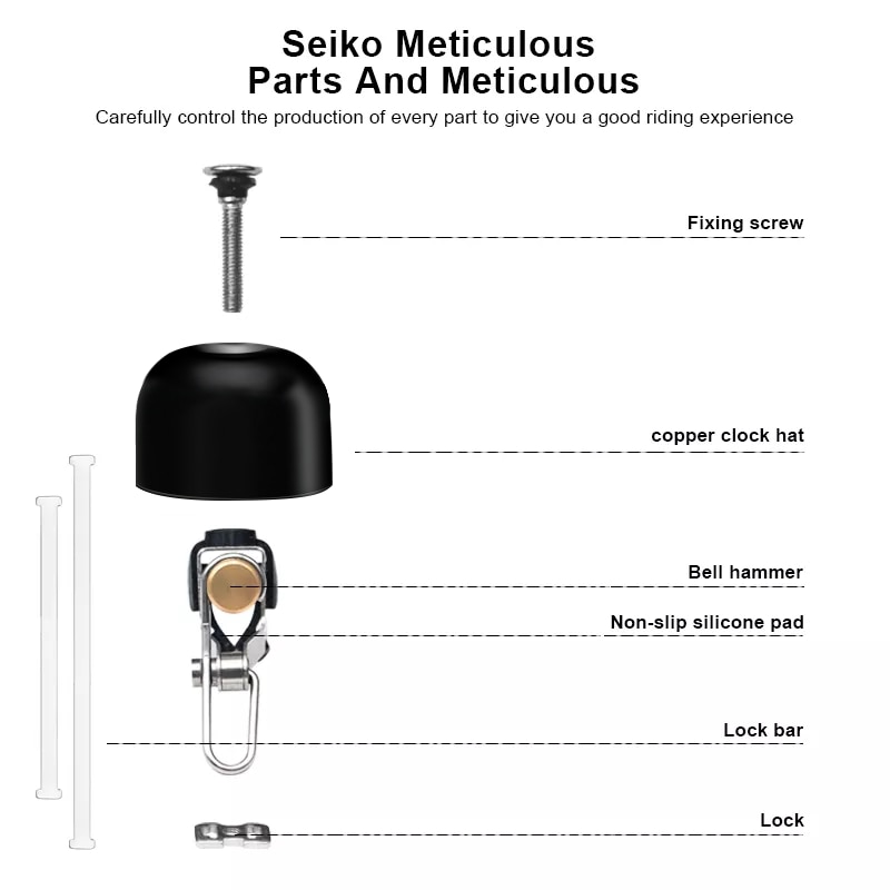 جرس دراجة كلاسيكي عتيق بصوت عا - مراجعة Bell Handlebar Ring وسعره