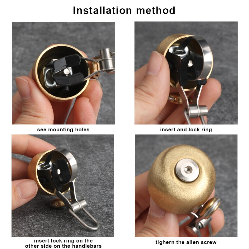 جرس دراجة كلاسيكي عتيق بصوت عا - مراجعة Bell Handlebar Ring وسعره