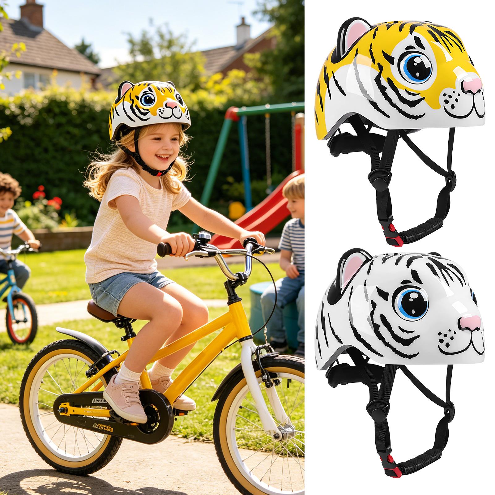 خوذة أطفال بنمط النمر، معدات أ - مراجعة Commute Cycling Helmet وسعره