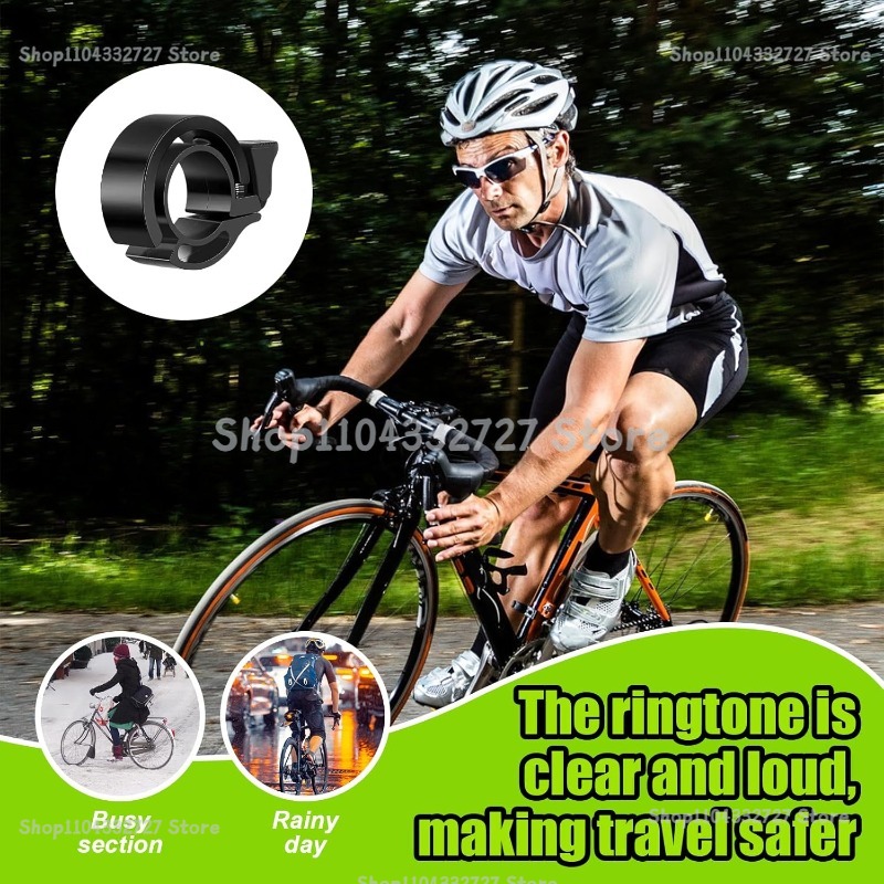 جرس دراجة غير مرئي من السبائك، - مراجعة Bell Handlebar Ring وسعره