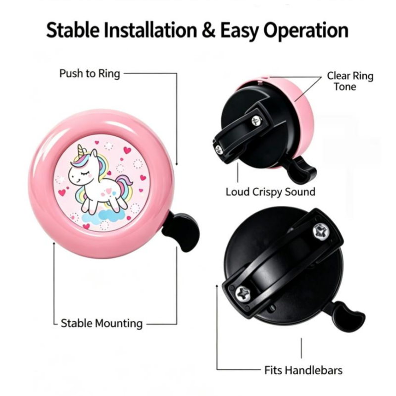 جرس دراجة كرتوني بصوت عالٍ للت - مراجعة Bell Handlebar Ring وسعره