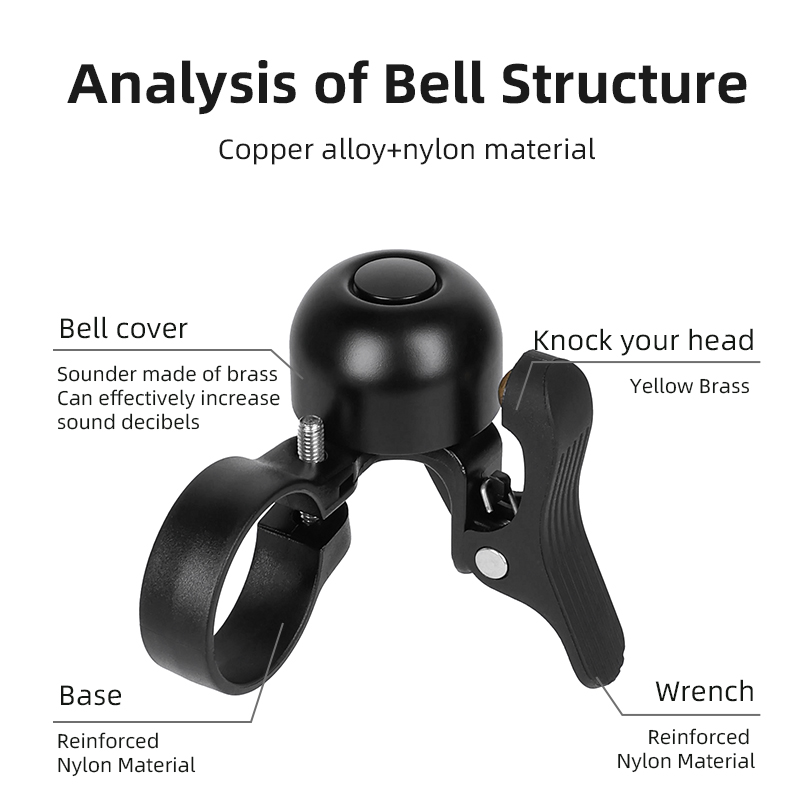 ESLNF جرس دراجة لدراجة الطريق  - مراجعة Bell Handlebar Ring وسعره