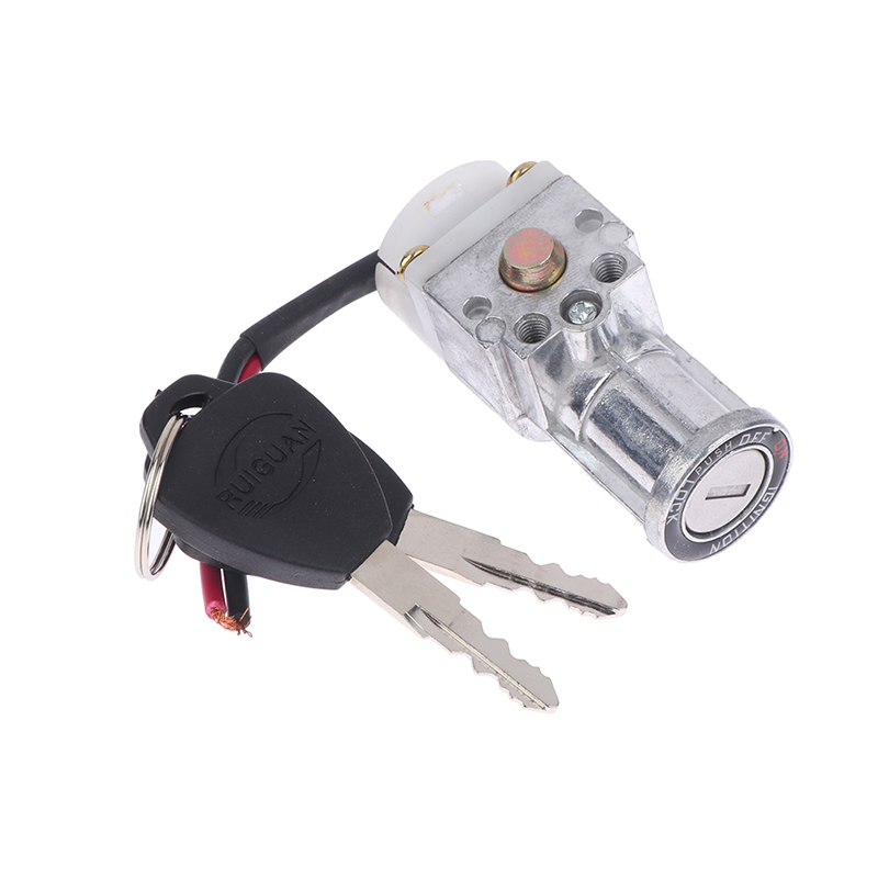 1x قفل البطارية 2x مفتاح أكبر  - مراجعة Commuter Bike Lock وسعره