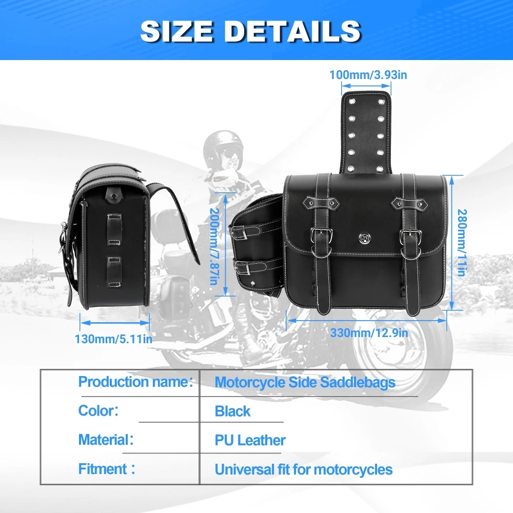 حقائب جانبية للدراجات النارية  - مراجعة Panniers Waterproof Rear وسعره
